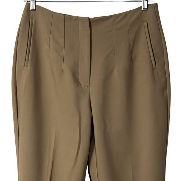 Nine West Womens Dress Pants Size 14 Beige Hook and Eye Pockets Straight - Picture 4 of 9